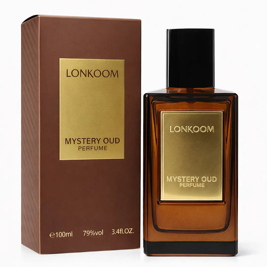 Lonkoom Mystery Oud Eau de Parfum - Long-Lasting Woody Men's Fragrance