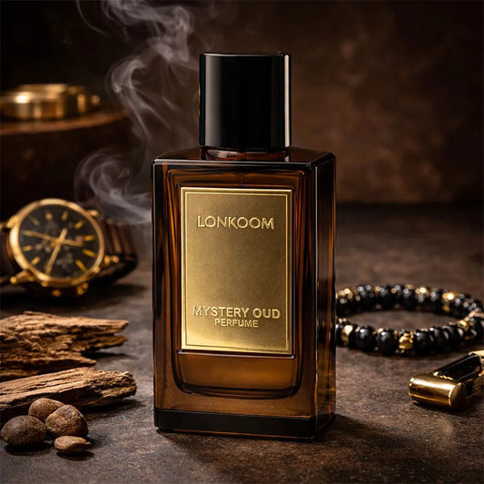 Lonkoom Mystery Oud Eau de Parfum - Long-Lasting Woody Men's Fragrance