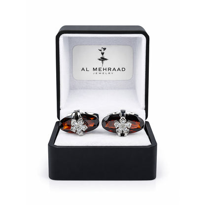 Al Mehraab Stainless Steel Classy Signature Men Studs