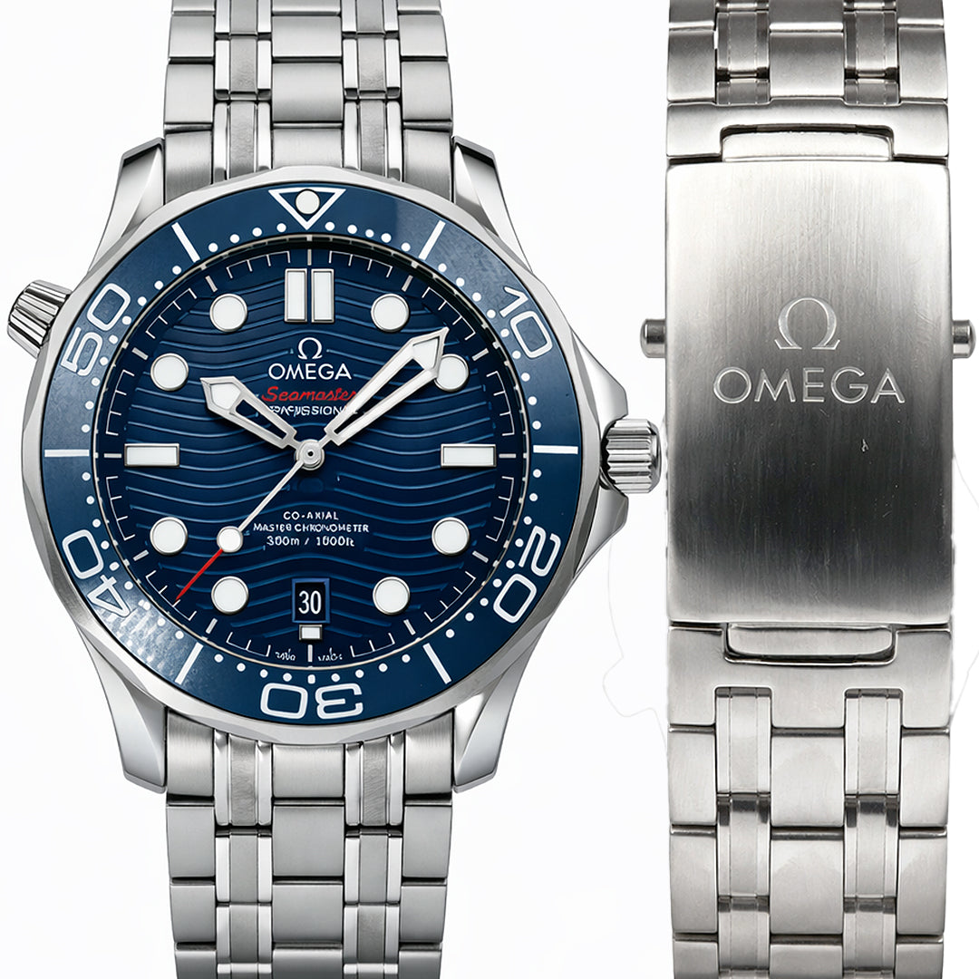 Omega Seamaster Diver 300M Luxury Stainless Steel Watch