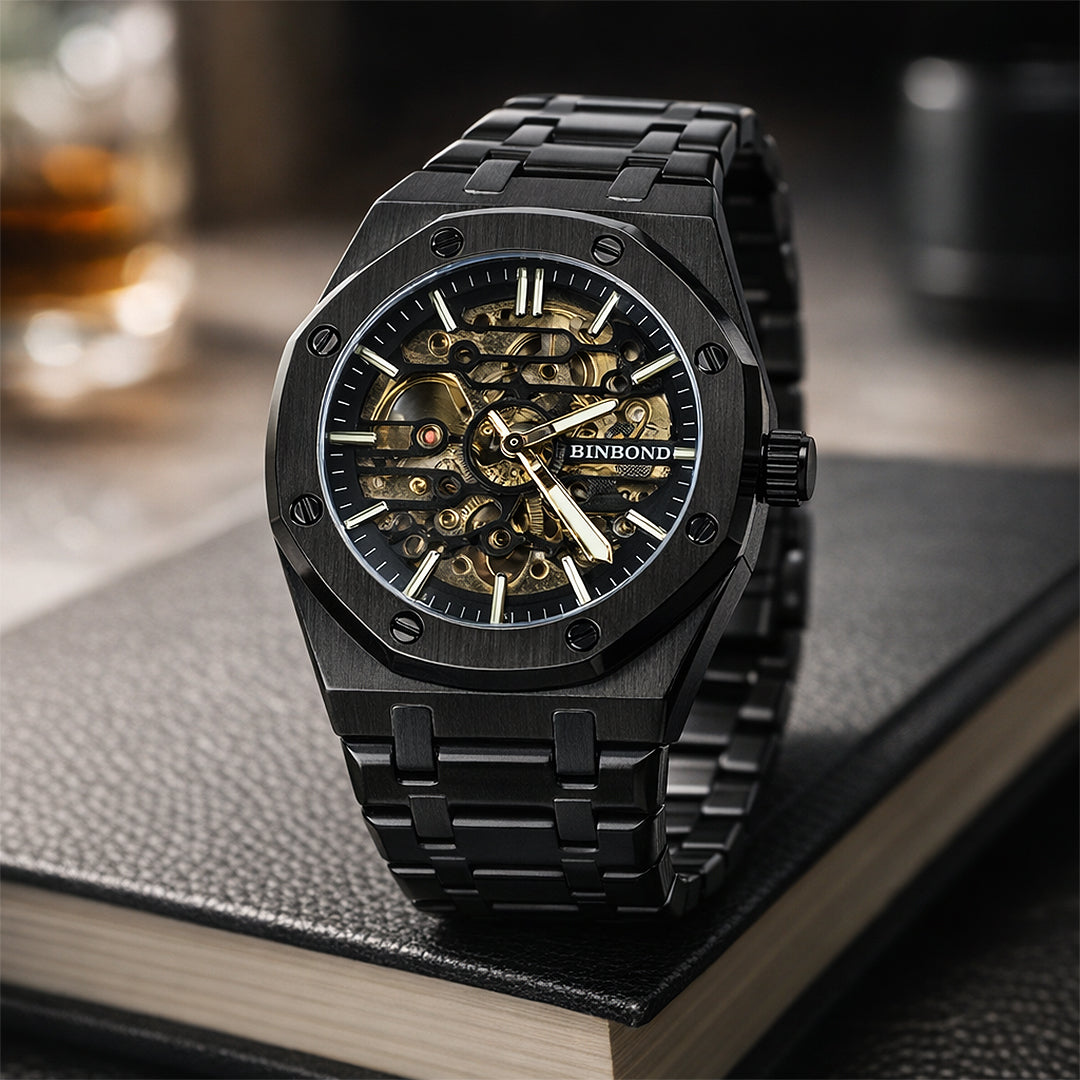 Binbond CHENXI 8848 Men’s Automatic Skeleton Mechanical Watch