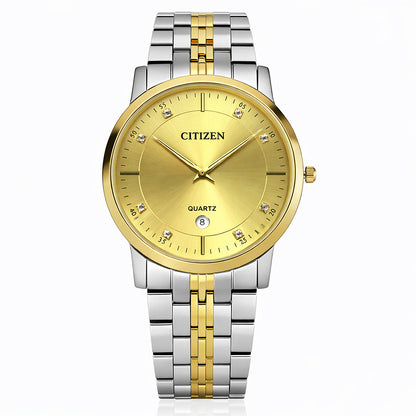 Citizen Men's Two-Tone Gold and Silver Watch - Eco-Drive Quartz Dress