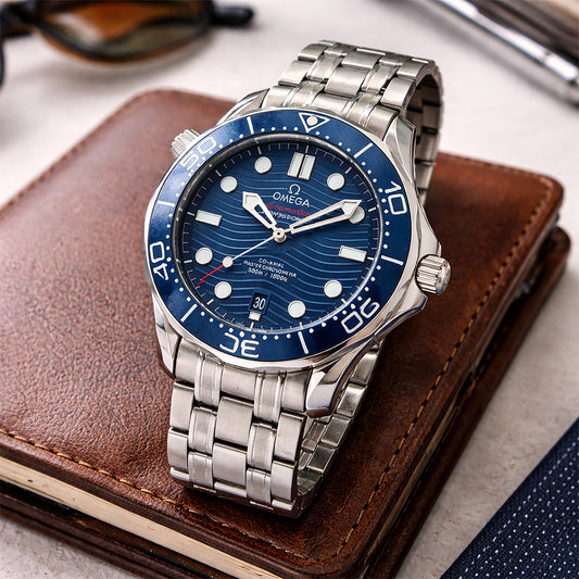 Omega Seamaster Diver 300M Luxury Stainless Steel Watch