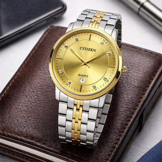 Citizen Men's Two-Tone Gold and Silver Watch - Eco-Drive Quartz Dress