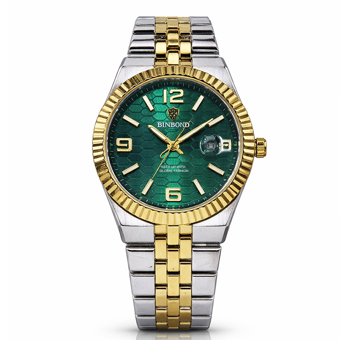 Binbond B8181 Men's Luxury Quartz Watch - Waterproof Business