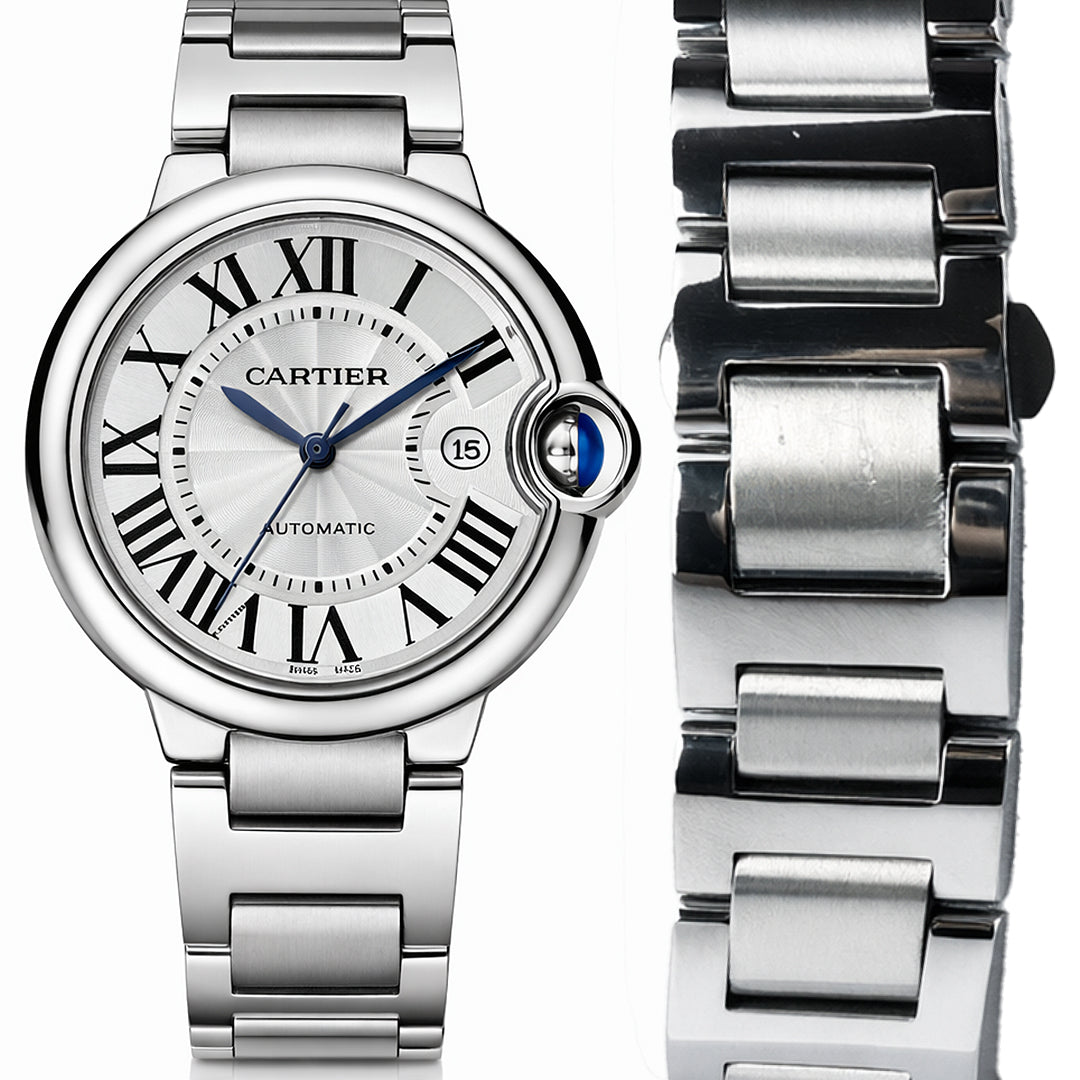 Cartier Ballon Bleu Automatic Luxury Stainless Steel Watch