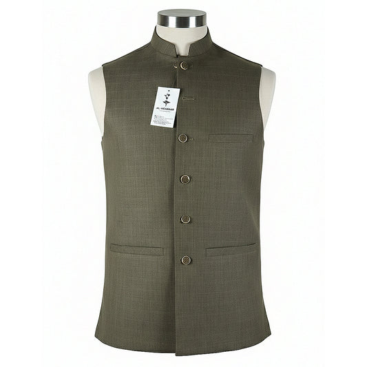 Army Green Waistcoats – Men’s Tailored Vest